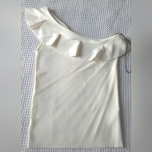 Massimo Dutti ruffle top